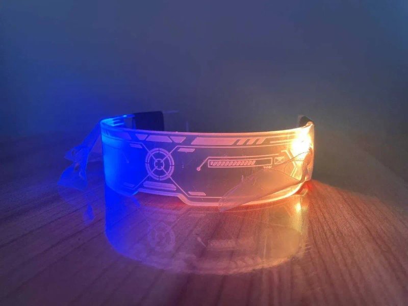 Світлодіодні LED-Окуляри 7 кольорів Неонові — фото 7