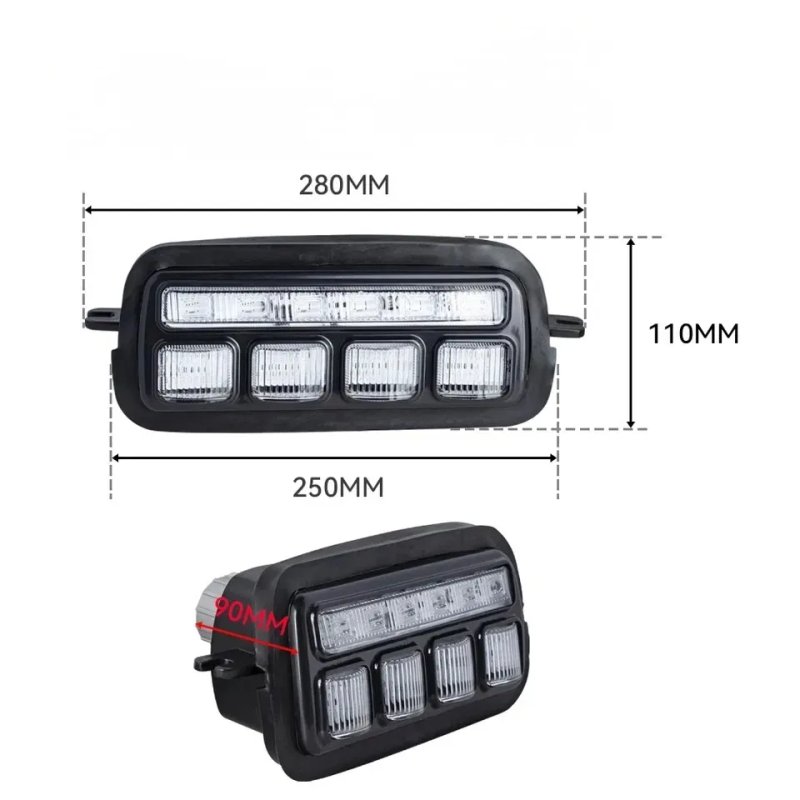 Світлодіодні підфарники Нива 2121-21214 туманки з ДХО і Поворот LED — фото 7