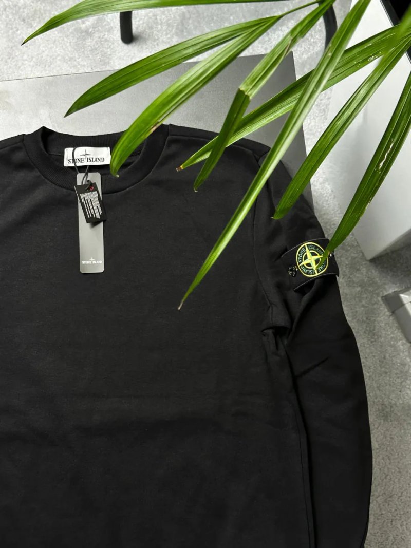 Світшот STONE ISLAND  Чорний — фото 2