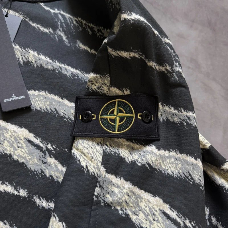 Світшот Stone Island Tiger Camo M-L  | світшот stone island zebra | светер stone island camo | світшот стон айленд камо — фото 3