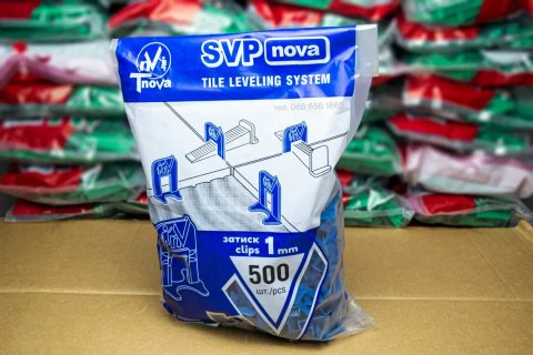 Свп ( 15 п ) для плитки SVP NoVa  500шт. ( 0,5 - 1 - 1,5 - 2мм )