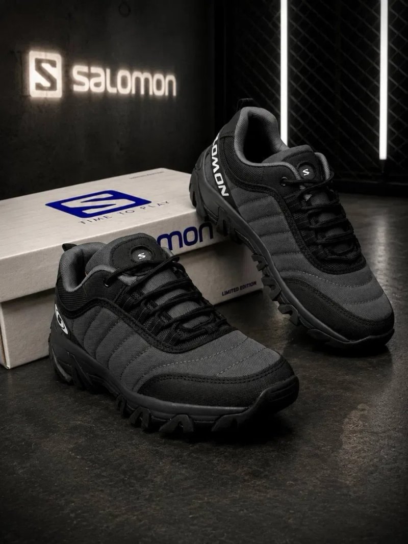 Тактические кроссовки Salomon Осенние мужские красовки Саломон водоотталкивающая мембрана Практичные кросовки на осень Саламон Соломон Salomon Solomon — фото 3