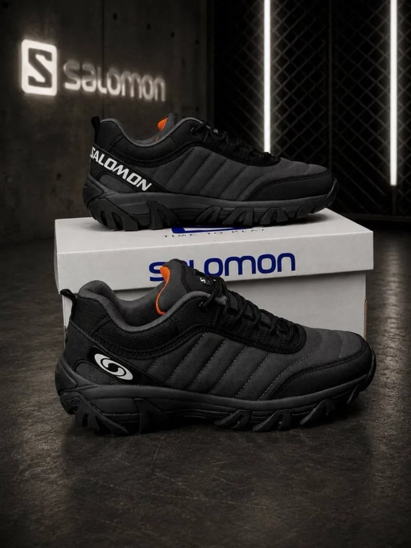Тактические кроссовки Salomon Осенние мужские красовки Саломон водоотталкивающая мембрана Практичные кросовки на осень Саламон Соломон Salomon Solomon — фото 6