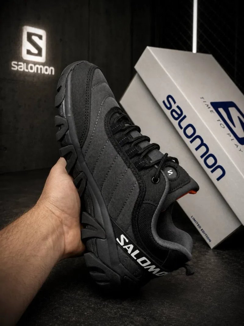 Тактические кроссовки Salomon Осенние мужские красовки Саломон водоотталкивающая мембрана Практичные кросовки на осень Саламон Соломон Salomon Solomon — фото 8
