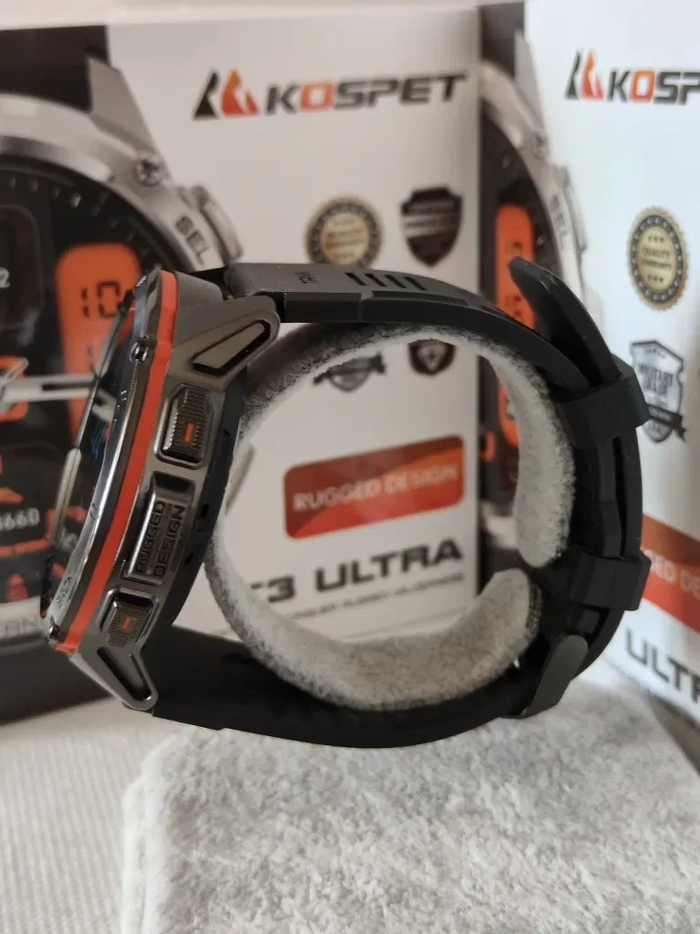Тактические смарт часы Kospet TANK T3 Ultra + GPS + Compass — фото 6