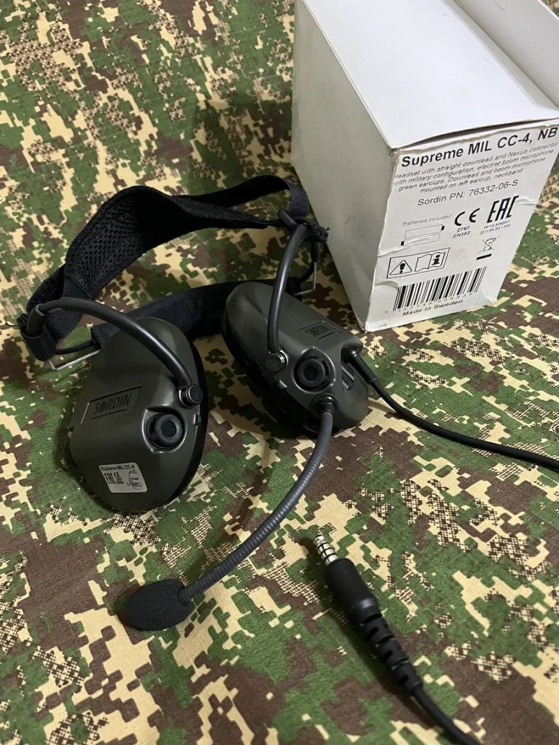 Тактичні активні навушники з мікрофоном Sordin MIL CC-4 Neckband — фото 2