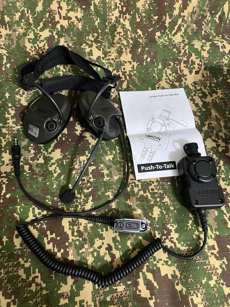 Тактичні активні навушники з мікрофоном Sordin MIL CC-4 Neckband — фото 4