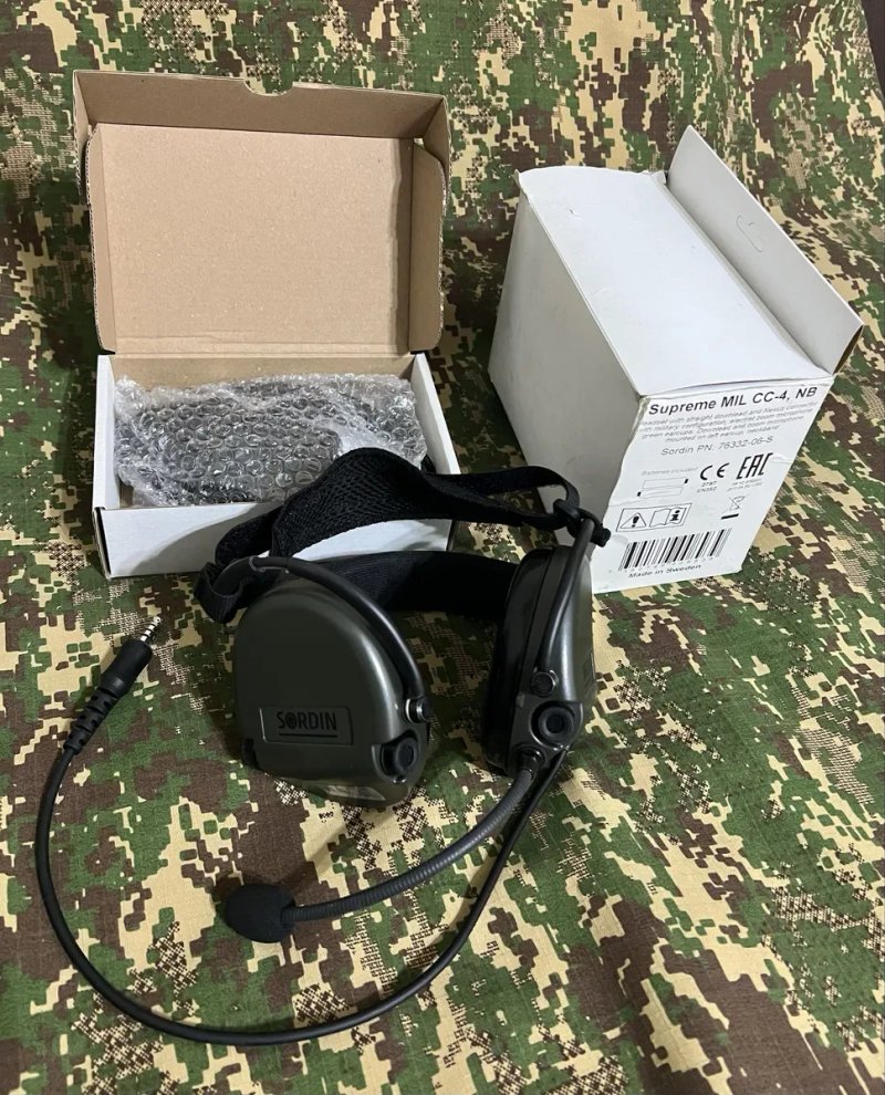 Тактичні активні навушники з мікрофоном Sordin MIL CC-4 Neckband — фото 7