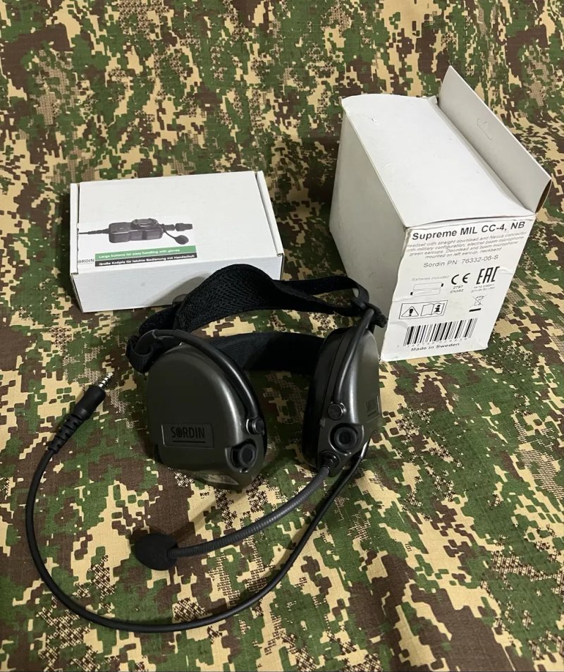 Тактичні активні навушники з мікрофоном Sordin MIL CC-4 Neckband — фото 8