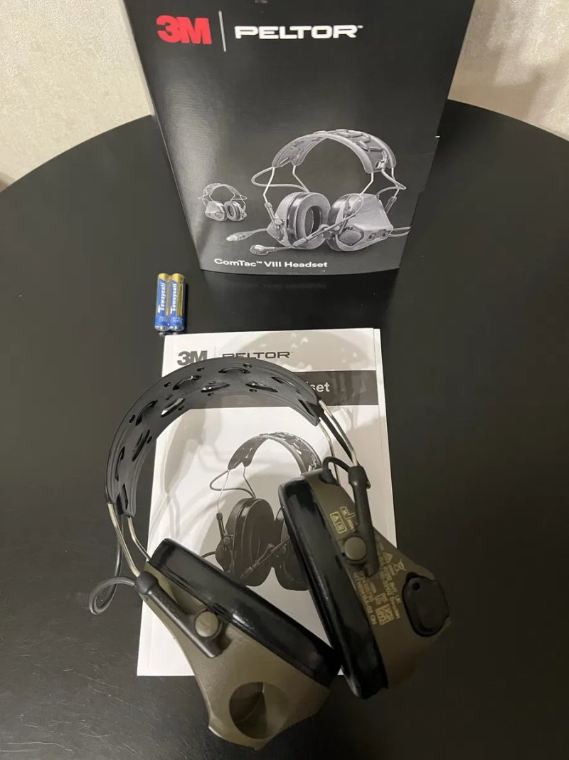Тактичні навушники військові 3M™ PELTOR™ ComTac VIII MT14H418A-02 GN — фото 3