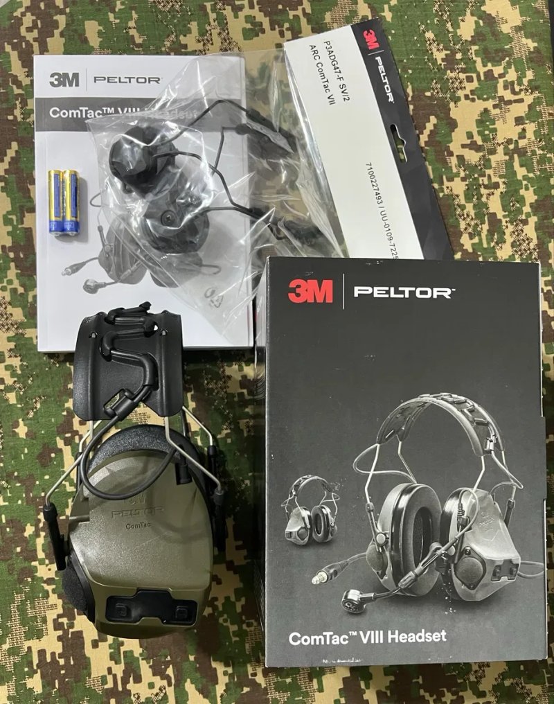 Тактичні навушники військові 3M™ PELTOR™ ComTac VIII MT14H418A-02 GN — фото 8