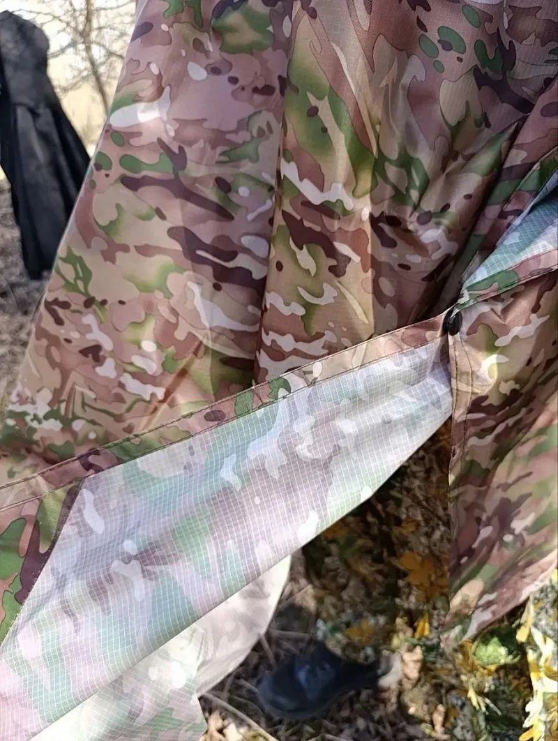 Тактичний дощовик Multicam тактический дождевик пончо мультикам — фото 6
