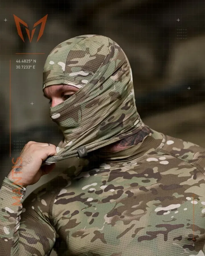 Тактичний комплект лонгслів з балаклавою для військових структур чоловічий MANTIS® Phantom LS Combat Shirt - Multicam / 6 КОЛЬОРІВ У НАЯВНОСТІ — фото 3