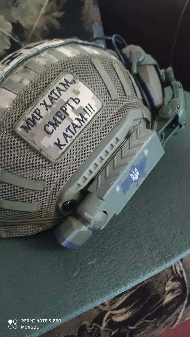 Тактичний ліхтарик на шолом червоний, білий діод 30+ годин світла - 320 грн — фото 6