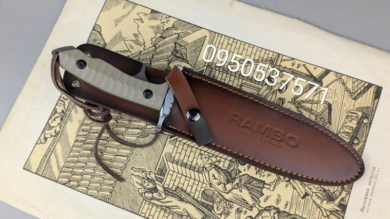 Тактичний ніж. Нож Rambo — фото 7