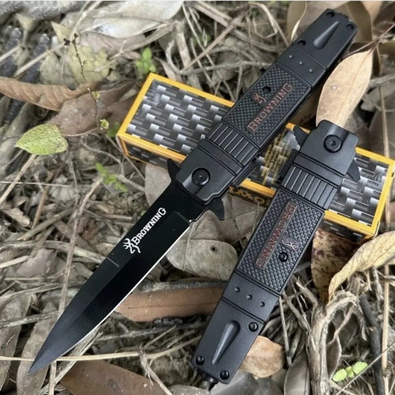 Тактичний Ніж Викидний/Фліппер Сталь 5Cr13Mov EDC Кишеньковий Ніж 21см — фото 2
