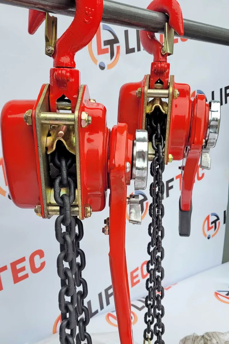 Таль ручна ланцюгова LIFTEC 1–20 т, важільна лебідка, гарантія — фото 5