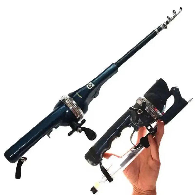 Телескопічна Складна Вудка 134 см з Котушкою Телескопическая удочка Fishing Rod — фото 2