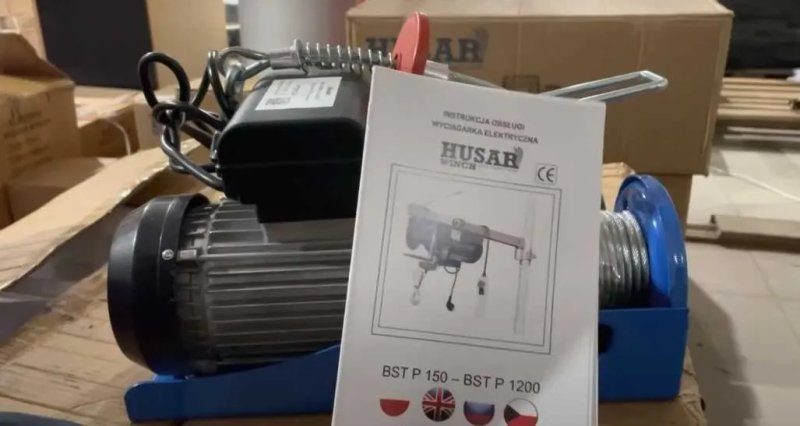 Тельфер електричний Husar на 400/800 кг єлектрическая лебедка — фото 2