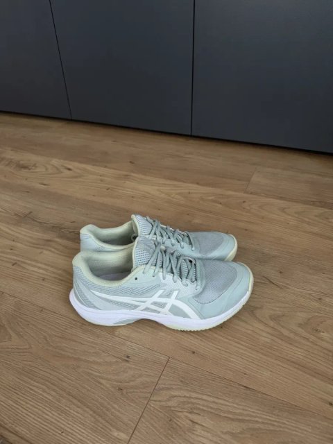 Тенісні жіночі кросівки Asics Game FF «Грунт»  lichen rock/white