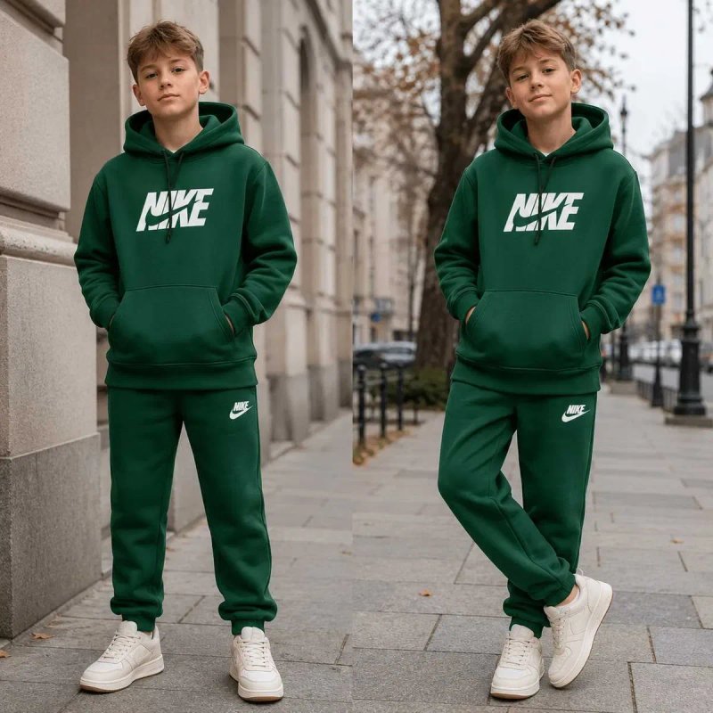 Теплий Костюм на флісі для хлопчика Найк 140-164 см Nike Туреччина — фото 2