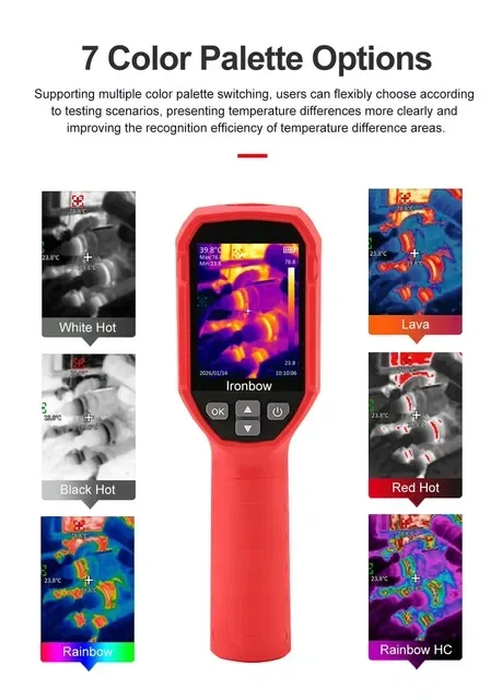 ‼️Тепловізійна камера Uni-T UTi120S+ Plus (до 550 °C) з роздільною здатністю 240x180‼️ — фото 5
