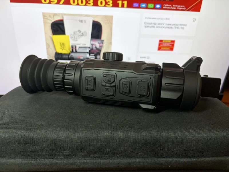 Тепловізійний приціл AGM Rattler V2 19-256 VOx 256x192 NETD≤20mK F19/F1.0мм 950м — фото 3