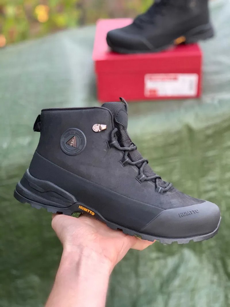 Термо черевики Humtto 260151A1 Black (41-46) — натуральний набук, теплі, осінь-зима | чоловіче взуття Хумто — фото 3