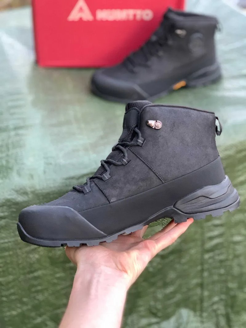 Термо черевики Humtto 260151A1 Black (41-46) — натуральний набук, теплі, осінь-зима | чоловіче взуття Хумто — фото 5
