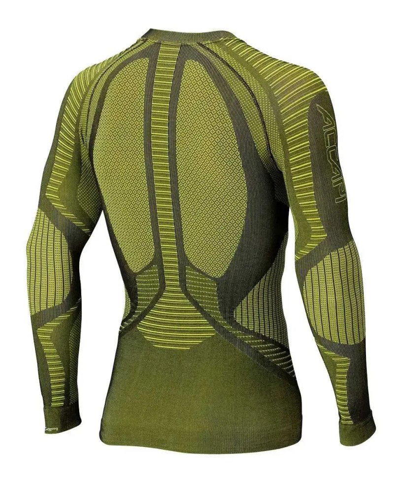 Термофутболка Accapi Xperience military black/lemon — фото 2