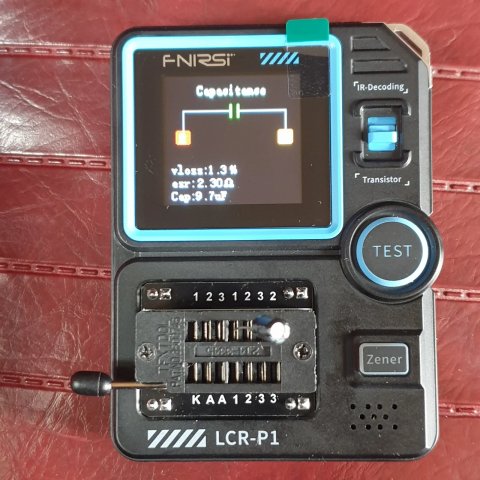 Тестер радиодеталей многофункциональный FNIRSI LCR-P1 (транзистортестер)