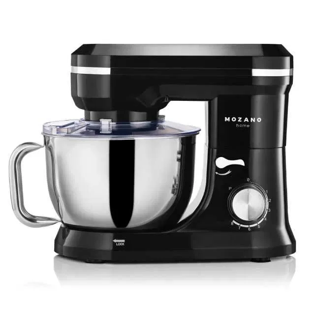 Тестомес миксер планетарный Mozano Compact Chef 1700 Вт Black — фото 7