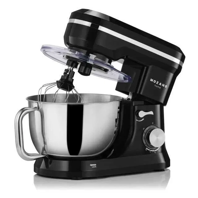 Тестомес миксер планетарный Mozano Compact Chef 1700 Вт Black — фото 8