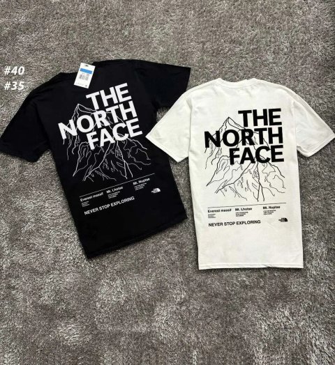 The North Face Новая Футболка - BIG Logo TNF - Mountains Горы - XS-XXL