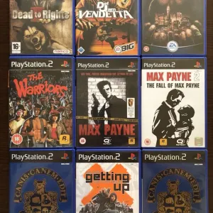 Sony PlayStation 2: Persona, Shin Megami Tensei, Final Fantasy, Grandia Star Ocean Baldurs Gate, Primal Beyond Good&Evil Metal Gear Solid, Bully