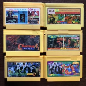 Ігри для Денді, Сюбор, Steepler, Remarks: Dizzy Earrhworm Jim, Dracula Lion King, Contra Force Aladdin TopGun Joe and Mac, Addams Family Contra