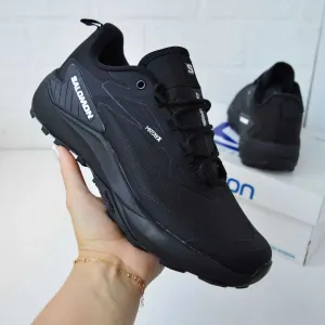 Salomon Genesis Waterproof Black чорні кросівки чоловічі саломон