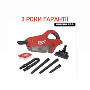 Компактний акумуляторний безщітковий пилосос MILWAUKEE BLCV2-0, (0892-20) M18