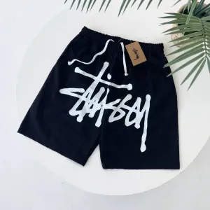 Нейлонові шорти Stussy з великим логотипом/ спортивні шорти стусі на літо/ чоловічі шорти стюссі