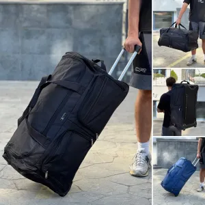 Гигант!140 Л .сумка на колесах!FLY чемодан валіза ,сумка с ручкой