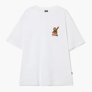 Футболка біла, оздоблена вишивкою 2XL