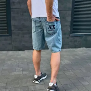 ‼️БЕЗ ПРЕДОПЛАТ‼️Мужские джинсовые шорты армани ARMANI