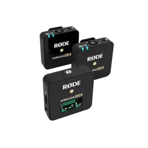 Комплект мікрофонів Rode Wireless GO II – 3 шт, відмінна якість запису