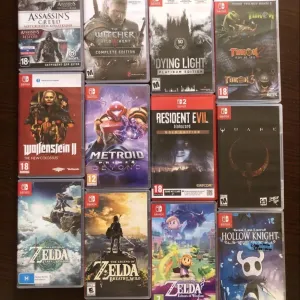 Nintendo Switch: Resident Evil, Ведьмак Дикая Охота, Ghotic FIFA Need for Speed, Assassins Creed Stalker Remnant RDR BloodRayne Zelda Metroid