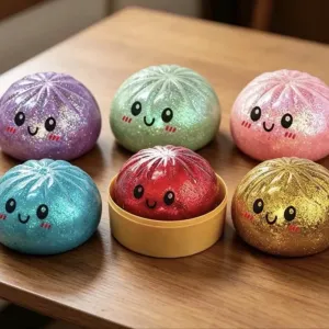 ‼️ХІТ‼️Антистрес іграшка Squeezy Dumplings сквіш пельмень.  Хінкалі. Бао булочка. Тренд тік току. Є опт і роздріб.