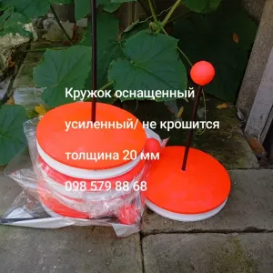 Кружок оснащенный на хищника, летняя жерлица, кружок рыбацкий