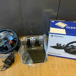 Ігровий руль Logitech G29 PC/PS 3/4/5 (thrustmaster) тести/відео, g923