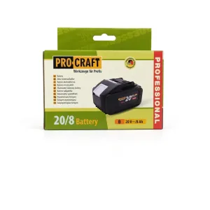 Акумуляторна батарея Procraft Battery20/8 (20В, 8Аг)