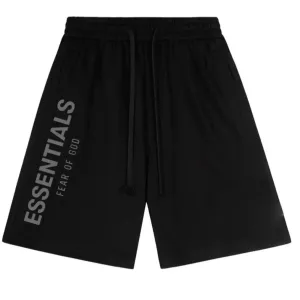 Спортивные шортв Essentials Logo Унисекс черные ессеншиалс Новинка