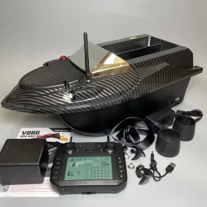 20000 mah 12V Карповый кораблик Flytec V080 с GPS для рыбалки завоза прикормки Короповий кораблик для риболовлі Карповий завезення прикормочный